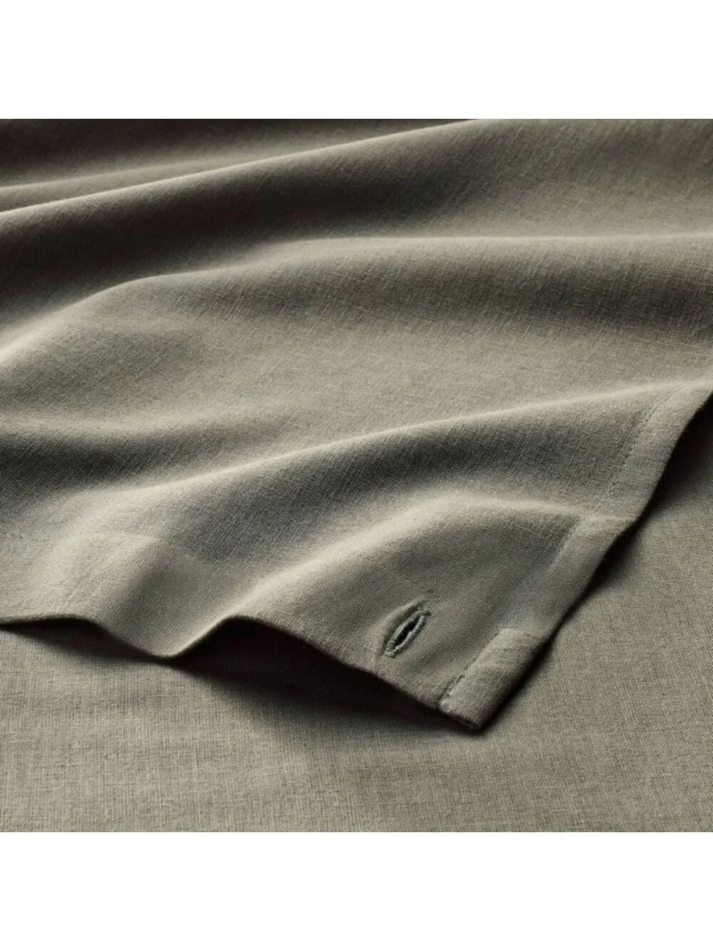 Casaluna Olive Green Sheer Textured Shower Curtain